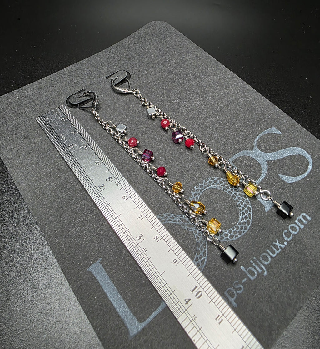 Fuego Chain Earrings