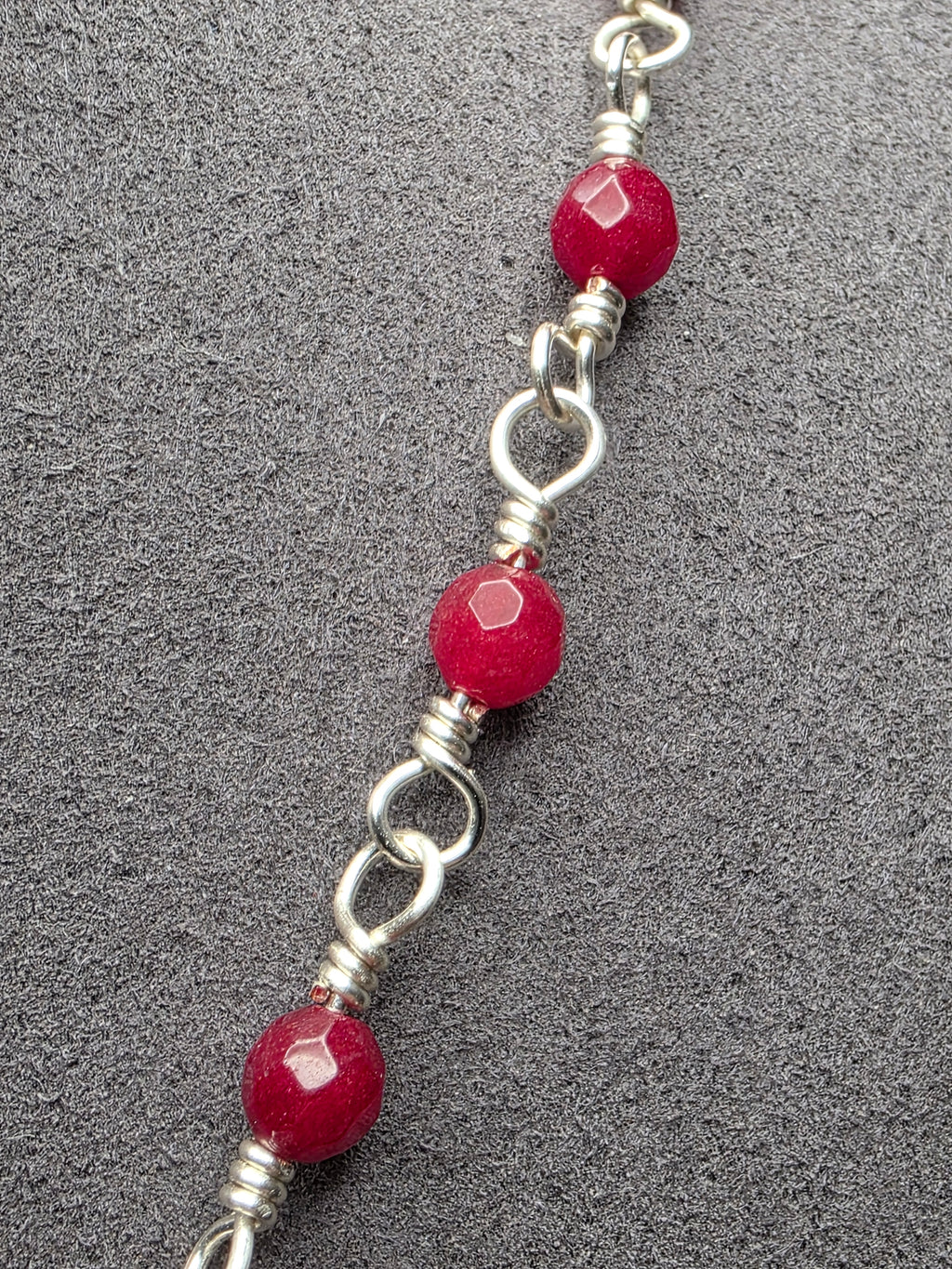 Red Agate LOOPS Chain