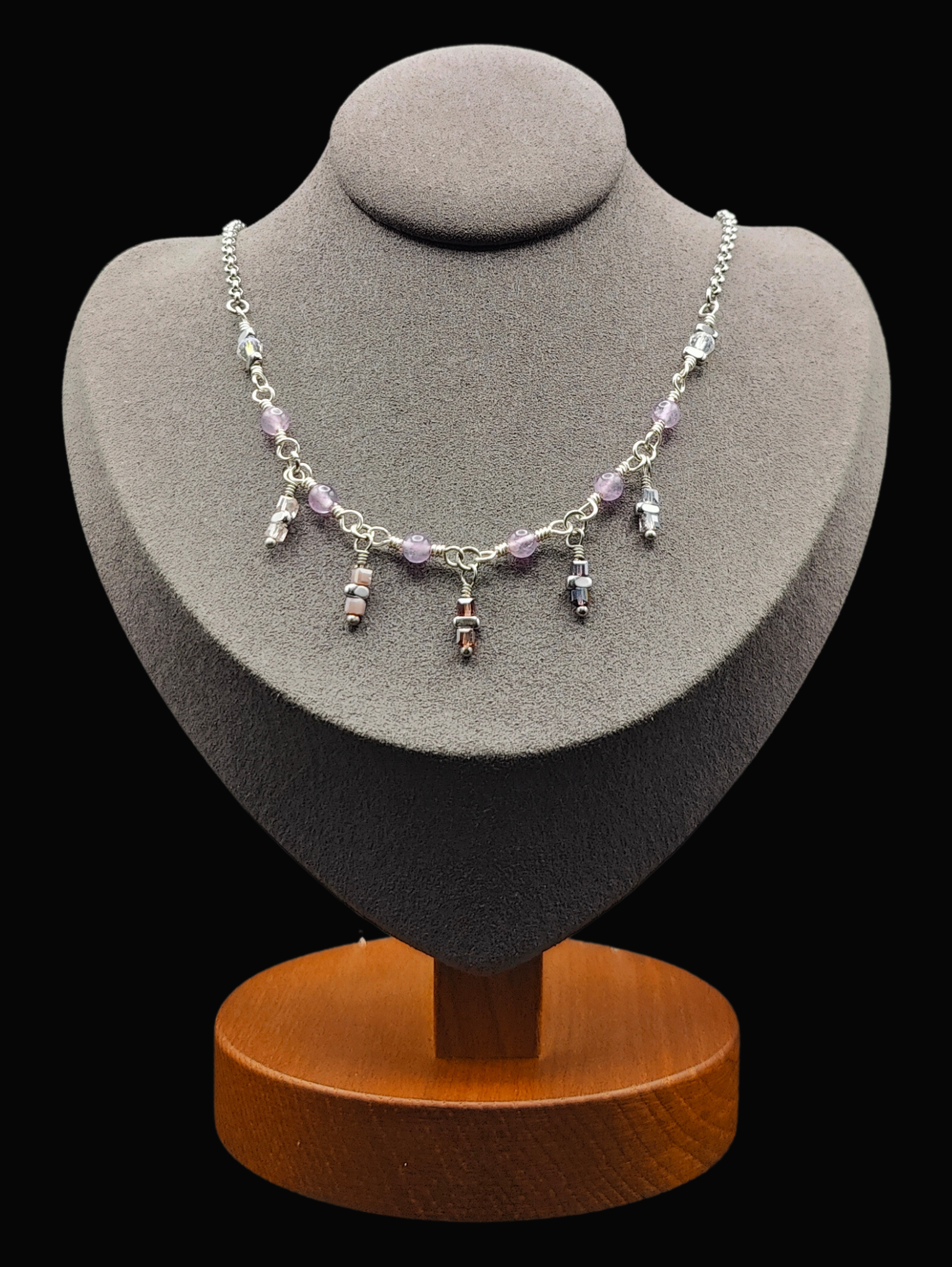 Amethyst Medusa Necklace