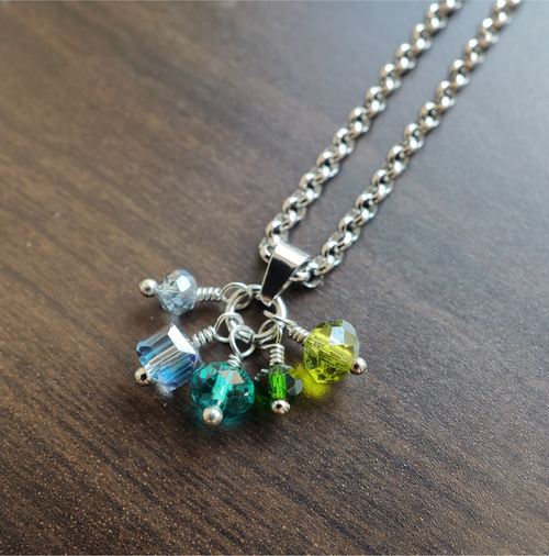 Agua Crystal Charm