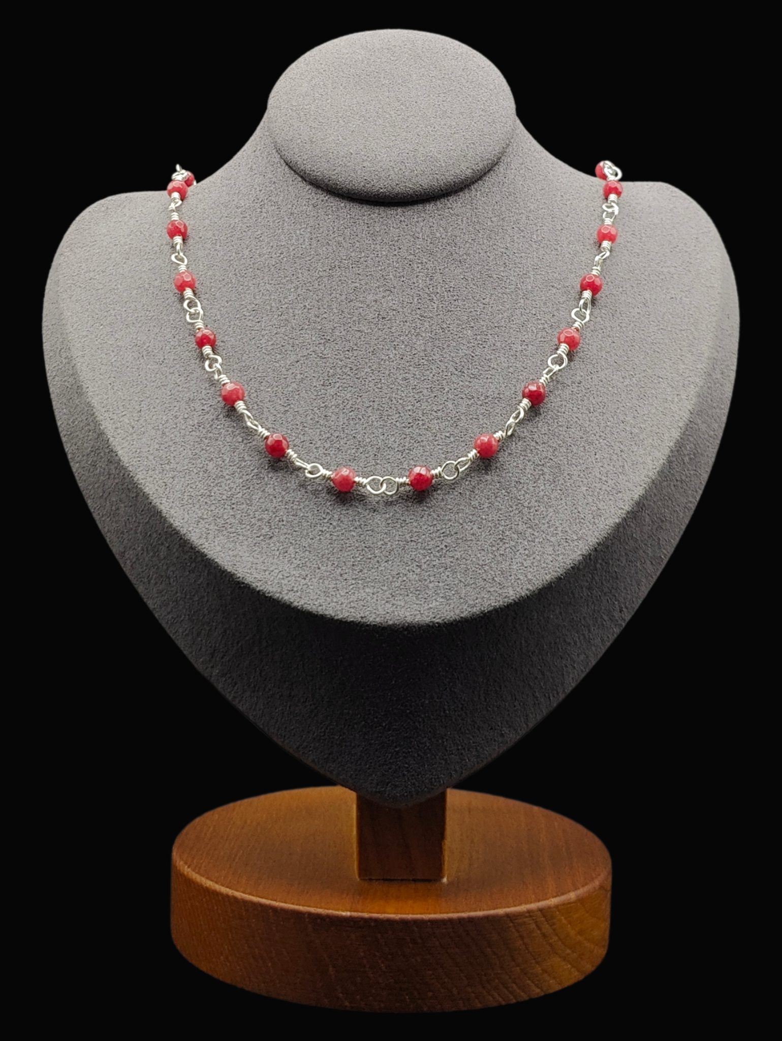 Red Agate LOOPS Chain