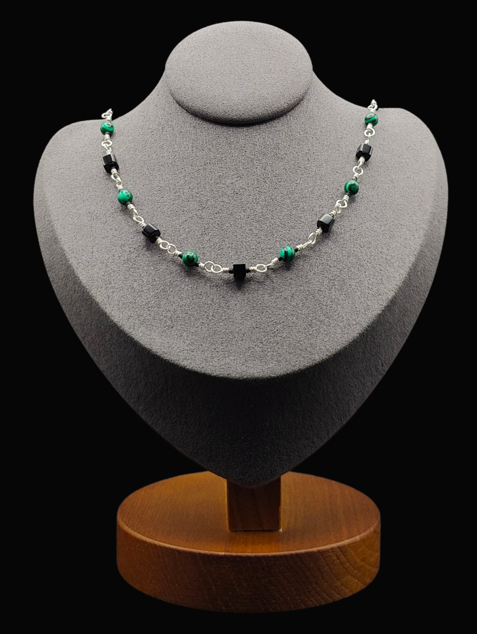 Malachite LOOPS Chain