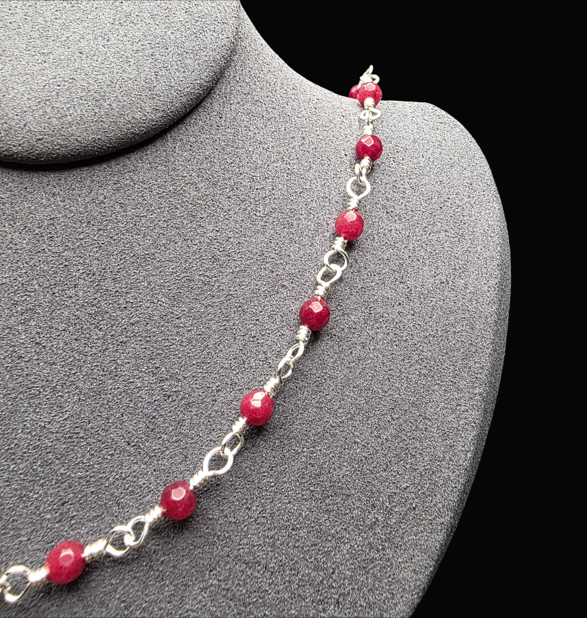 Red Agate LOOPS Chain